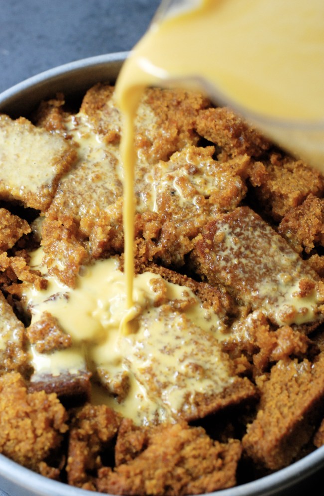 pumpkin bread pudding