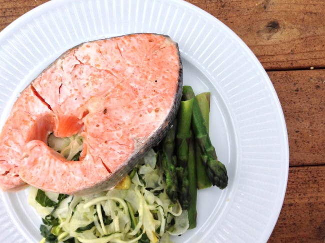 salmon dinner