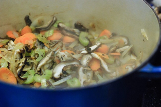 Chunky chicken and mushroom soup@ wendyellenthomas.com-5